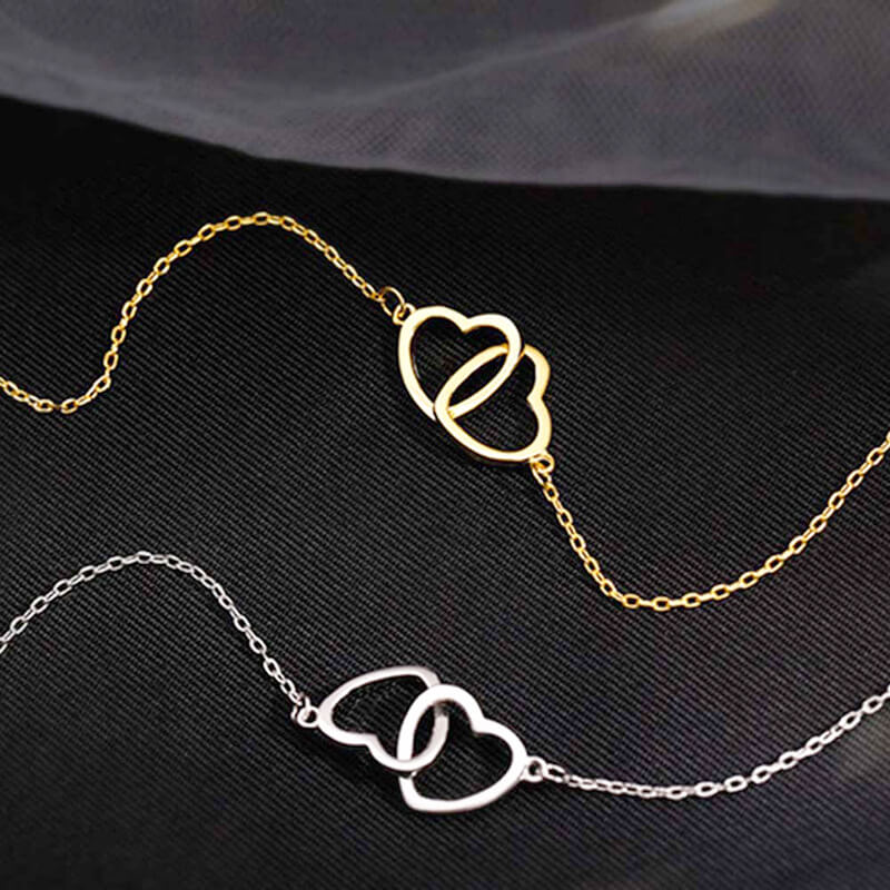 Double Heart Necklace
