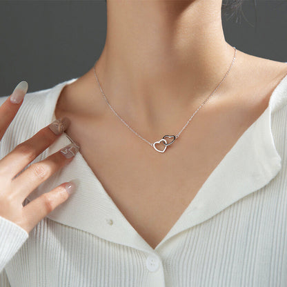 Double Heart Necklace