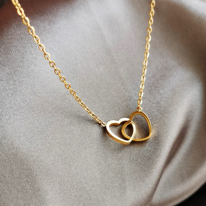 Double Heart Necklace