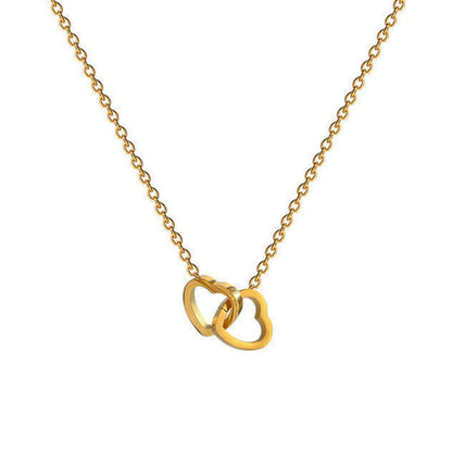 Double Heart Necklace